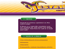 Tablet Screenshot of jestersamusementsllc.com